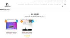 Desktop Screenshot of karaoke4less.com